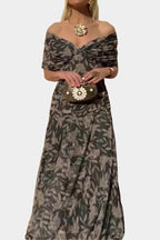 Lucasta | Elegant Off-Shoulder Dress