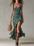 Charmaine | Retro Bohemian Long Dress