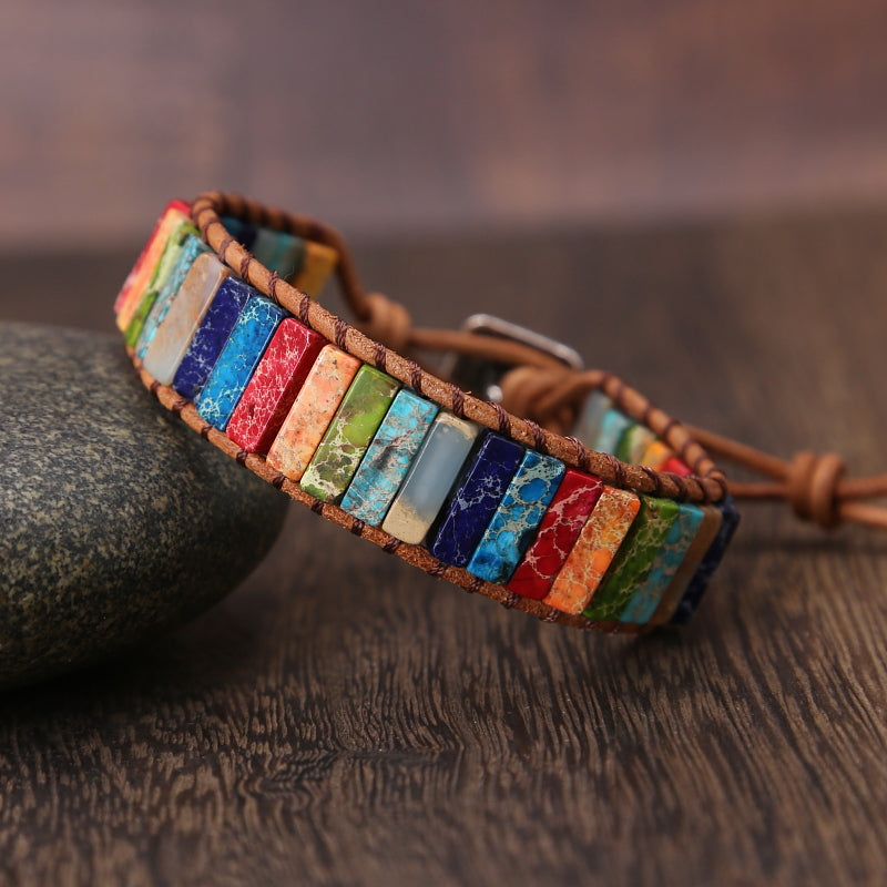 Rainbow Jasper | Wrap Bracelet