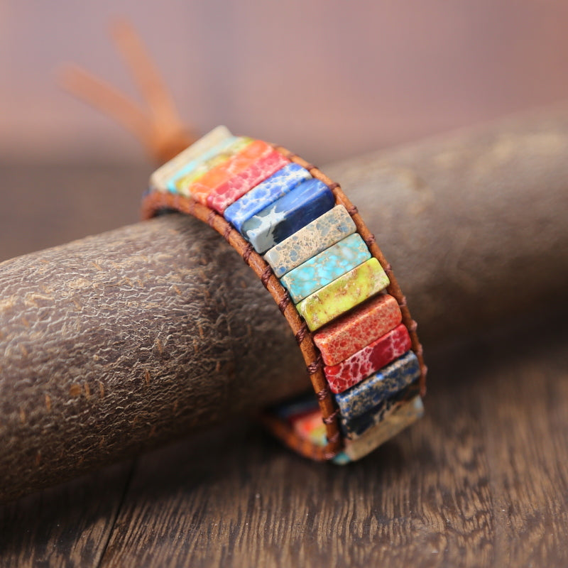 Rainbow Jasper | Wrap Bracelet