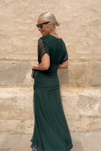 Philippa | Elegant V-neck Party Maxi Dress