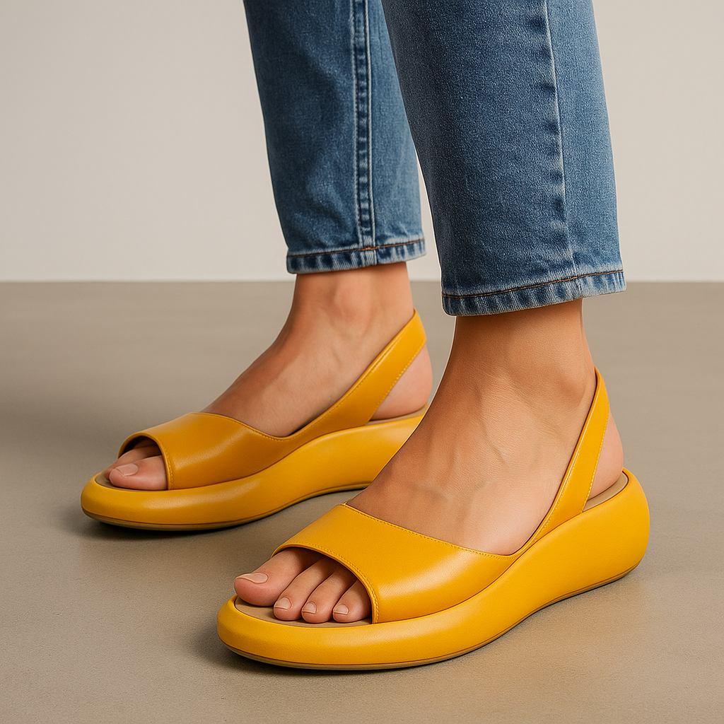 Millicent | Elegant Minimalist Open Toe Sandals