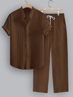 Mitchell | Classic Collar Shirt and Trouser Set