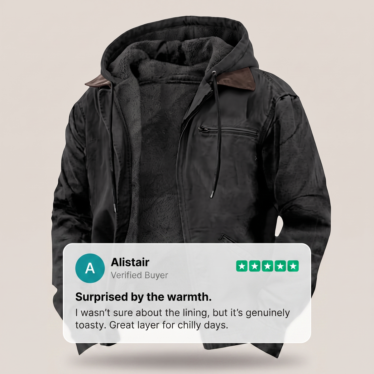 WELLINGTON FULL-ZIP HOOD JACKET