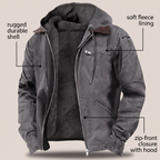 WELLINGTON FULL-ZIP HOOD JACKET