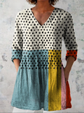 Scarlett | Long Blouse with V-Neck