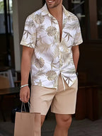 Christian | Stylish Floral Shirt and Shorts Set