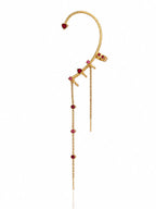 Giselle Bordeaux Mono Earring