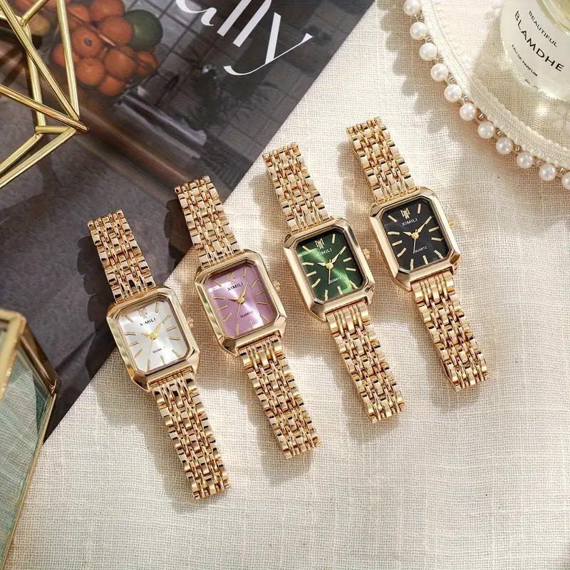 Francine | Gold Link Watch