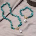 Marisol | Turquoise & Pearl Set