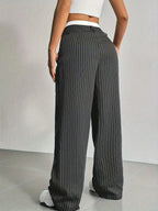 Lorraine | Casual Striped Wide Pants