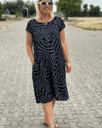 Moira | Breezy Round-Neck Sundress