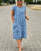Moira | Breezy Round-Neck Sundress
