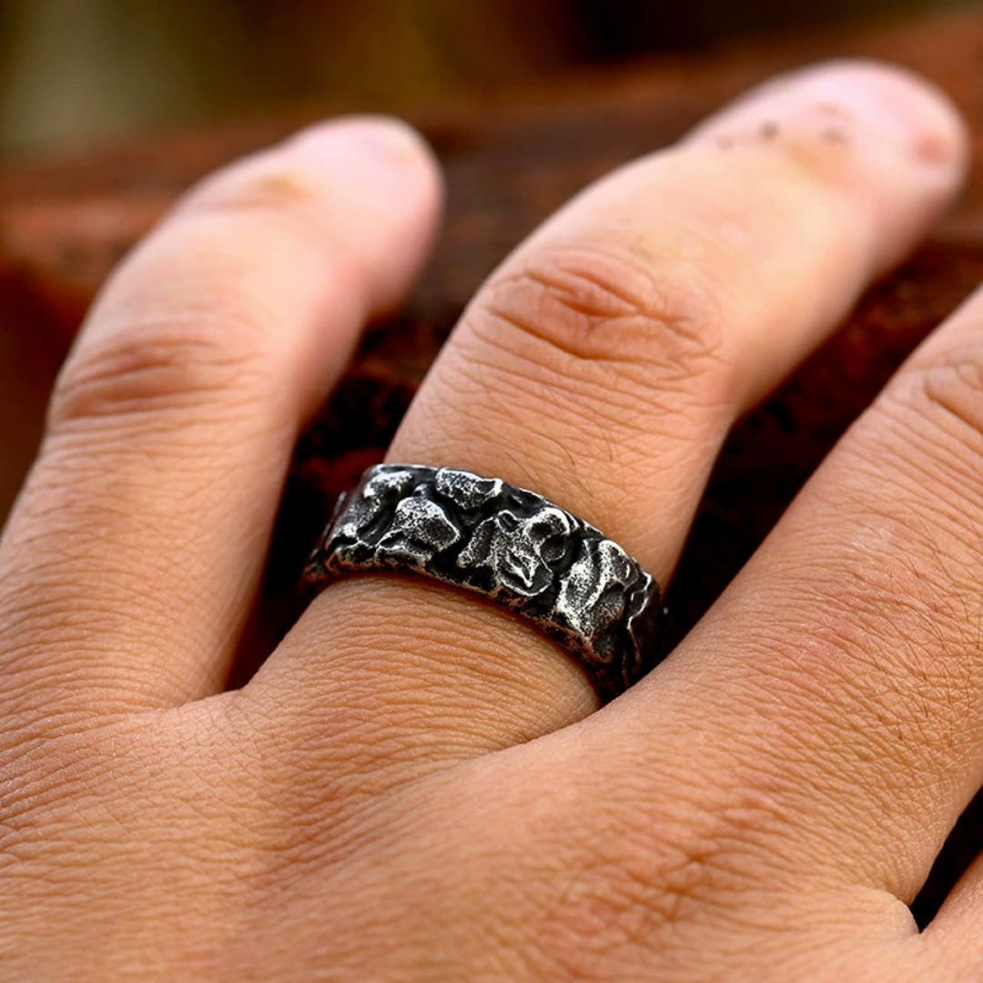Elliot | Vintage Stone Silver Ring