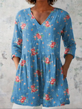 Emerson | Long Blouse with V-Neck