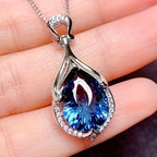 Marina | Sapphire Teardrop Necklace
