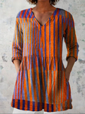 Nina | Long Blouse with V-Neck