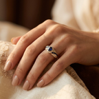 Anouk | Sapphire Gold Band Ring