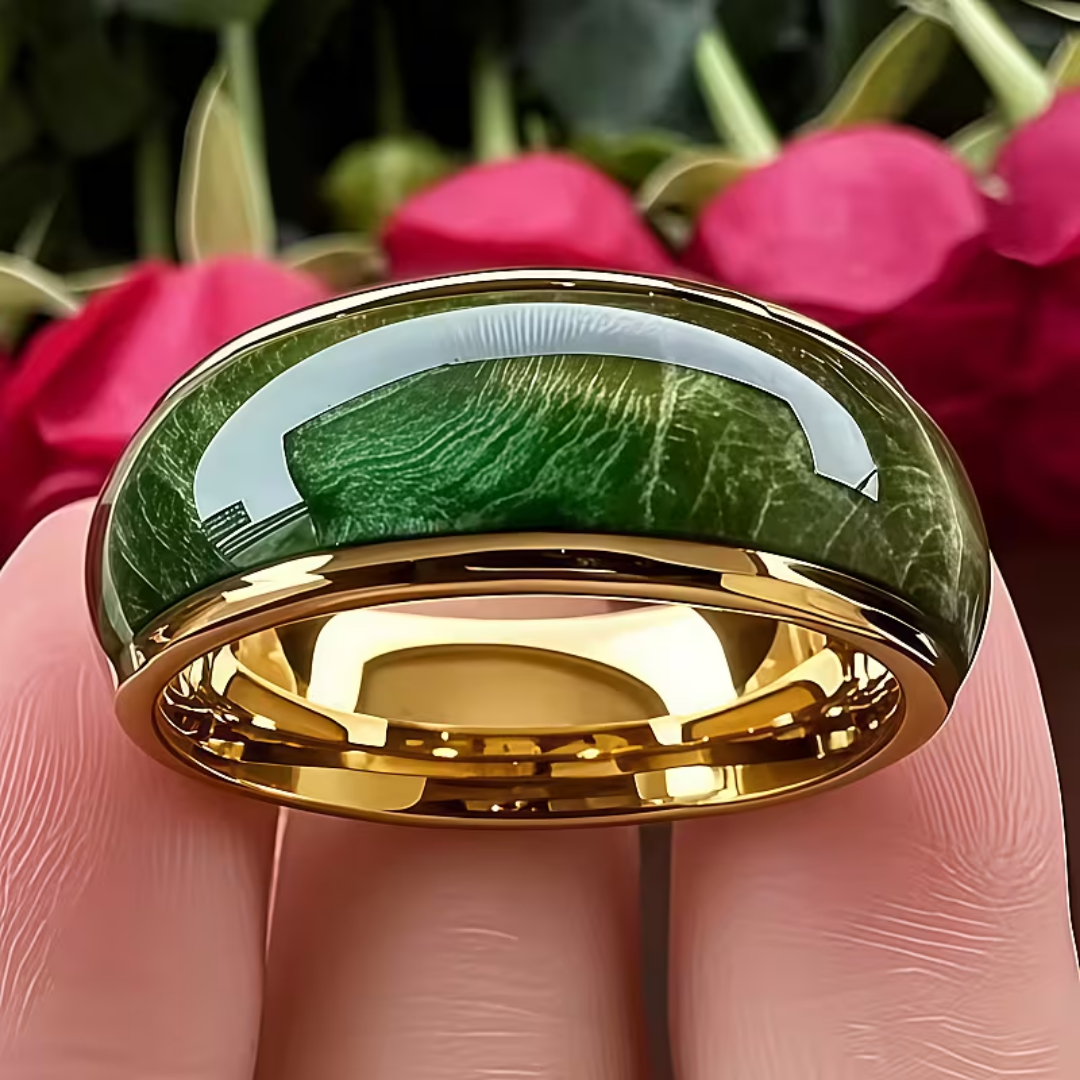 Julian | Emerald Stone Crown Ring