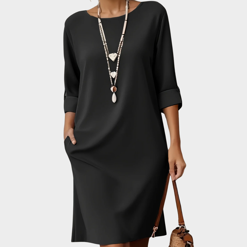 Beatrice | Comfortable Round Neck Dress