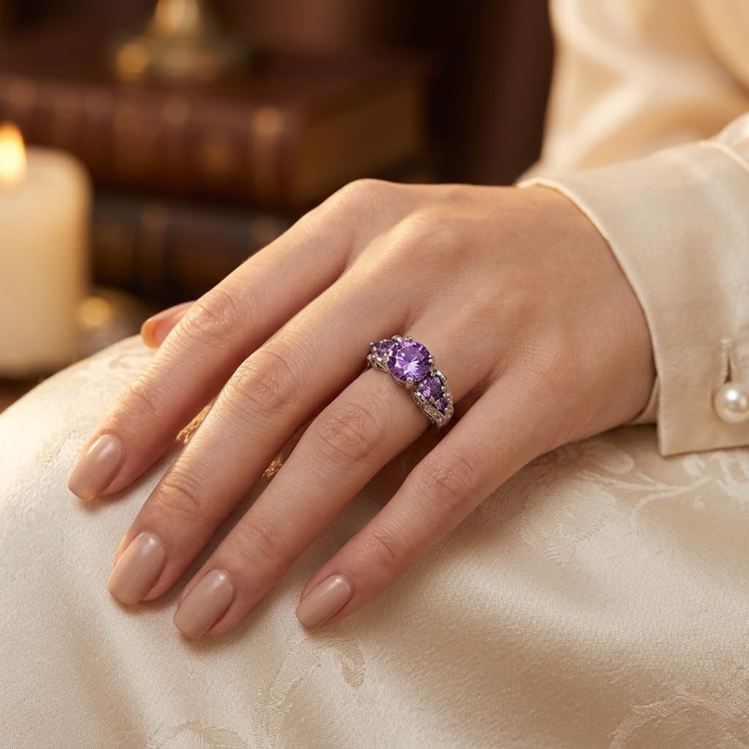 Isolde | Amethyst Vintage Ring