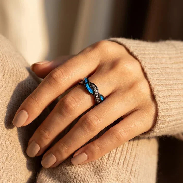 Océane | Twisted Silver Ring