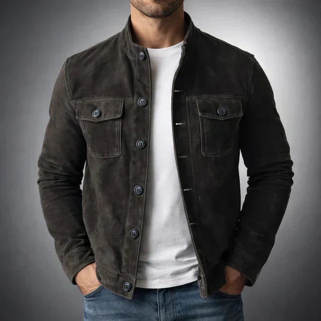 Freddie | Classic Pocket Suede Jacket