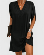 Millie | Casual V-Neck Mini Dress