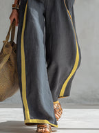 Ivy | Elegant Sleeveless and Wide Trouser Set