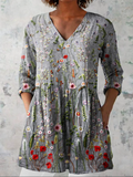 Gwyneth | Long Blouse with V-Neck