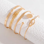 Blanche | Knotted Bracelet Set