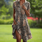 Galiana | Stylish V-Neck Elegant Dress