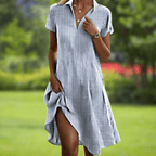 Galiana | Stylish V-Neck Elegant Dress