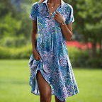 Galiana | Stylish V-Neck Elegant Dress