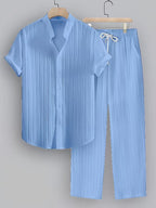 Mitchell | Classic Collar Shirt and Trouser Set