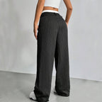Lorraine | Casual Striped Wide Pants