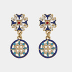 Azzurra | Blue Maiolica Earrings