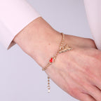 Dolce | Sicily Heart Charm Bracelet
