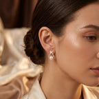 Clemence | Pearl Stud Earrings