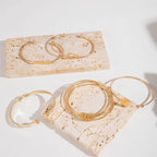 Frederica | Gold Knotted Bracelet Set