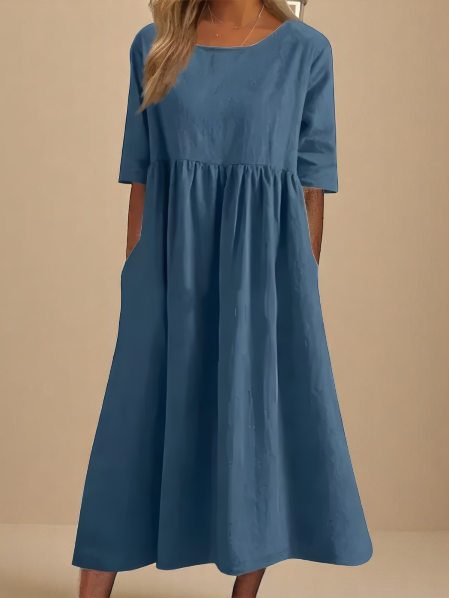 Aurelia | Classic Mid Sleeve Dress