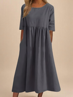 Aurelia | Classic Mid Sleeve Dress