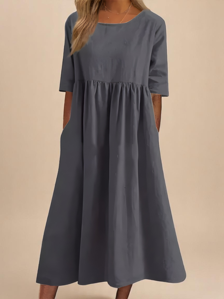Meriella | Classic Mid Sleeve Dress