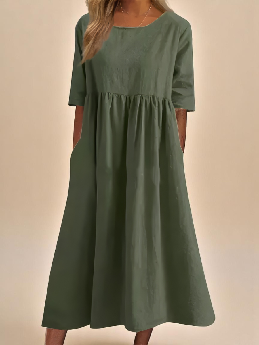 Aurelia | Classic Mid Sleeve Dress