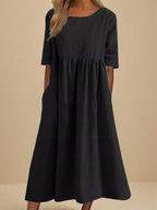 Aurelia | Classic Mid Sleeve Dress