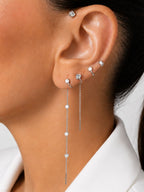 Giselle White Earrings