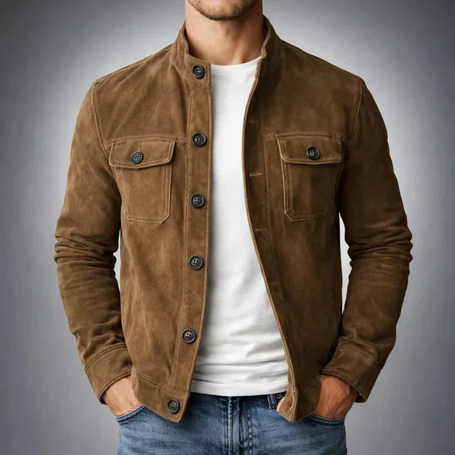 Freddie | Classic Pocket Suede Jacket