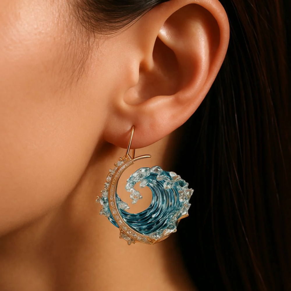 Bregje | Ocean Blue Earrings