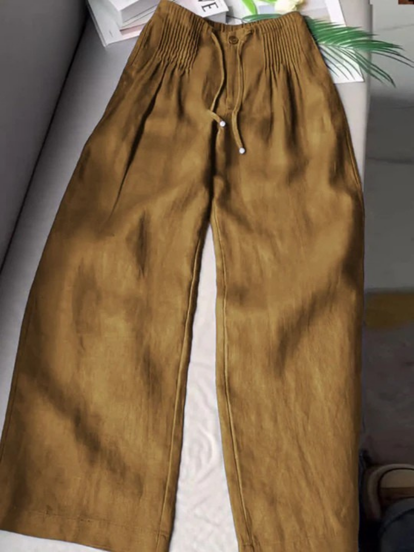 Romilda | Elegant Wide Leg Lace Pants