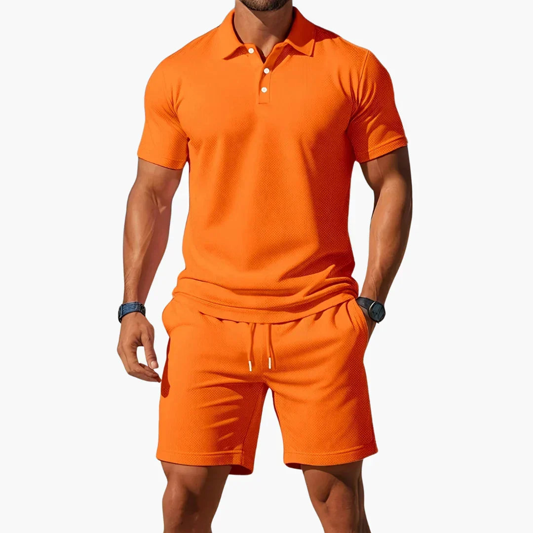 William | Premium Summer Polo & Shorts Set